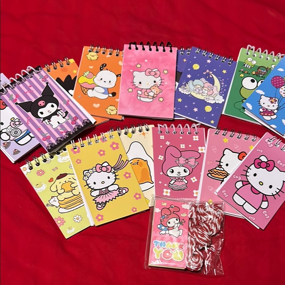 Hello Kitty Party Favor Set - Pink, Red, Yellow, Blue - Picture 5 of 6